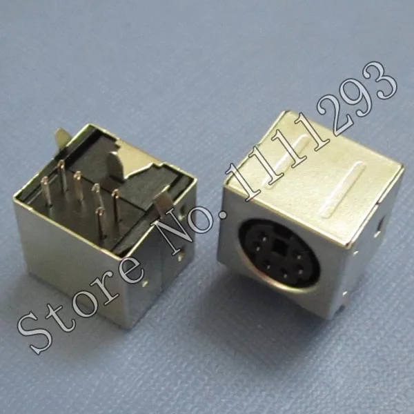 10pcs/lot 6Pin Mini DIN PS/2 Connector for All in one PC Keyboard and