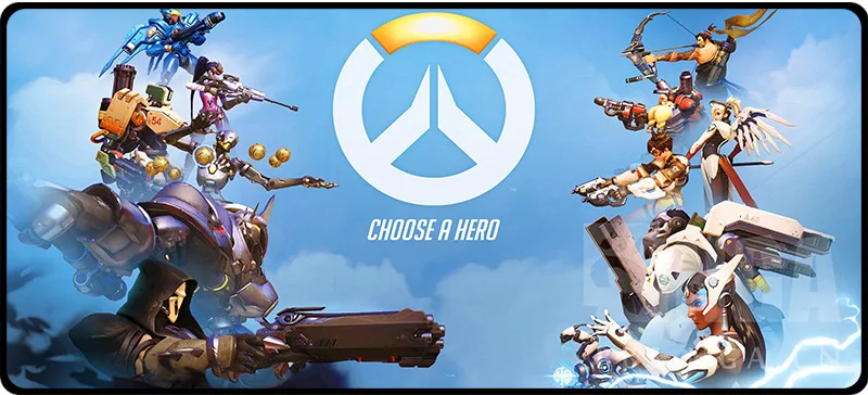 

Overwatch Large Size Extended SPEED Edition Soft Gaming Mouse Mat Pad Game Computer Desk Mouse Mat for Gamer