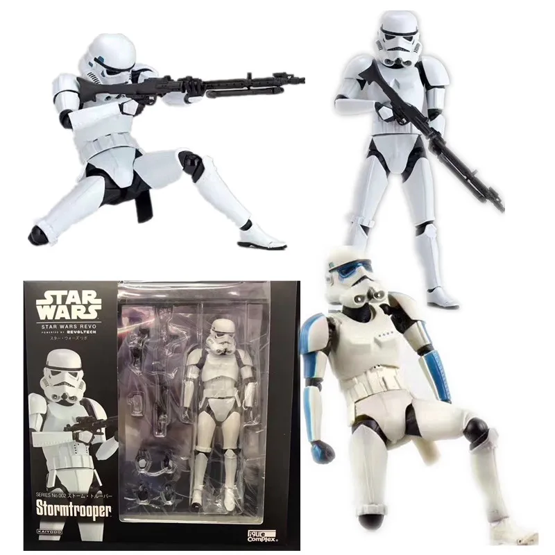 

Two Colours STAR WARS Revo Powerted By Revoltech Series NO.002 figure Action Collection of Toy Gifts