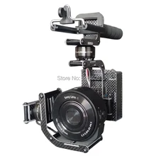 QX10 2-осевой Бесщеточный Ручной настройкой положения шарнир Кардана w/двигатель постоянного тока и гидростабилизатор камеры контроллер