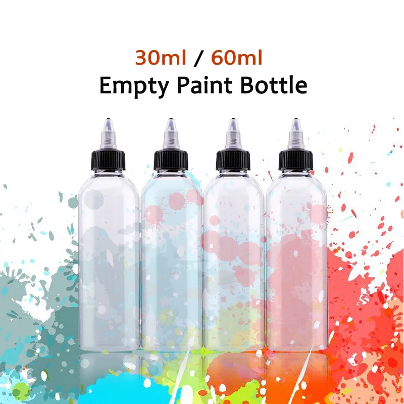 

Gundam Military model use Paint bottle Corrosion resistant paint empty bottle Mixed paint storage bottle With steel Ball