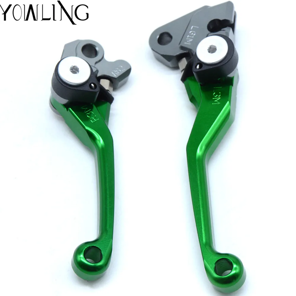 CNC поворотный складной тормозной рычаг сцепления для KAWASAKI KX125 KX250 KX 125 250 KX250F KX450F KXF
