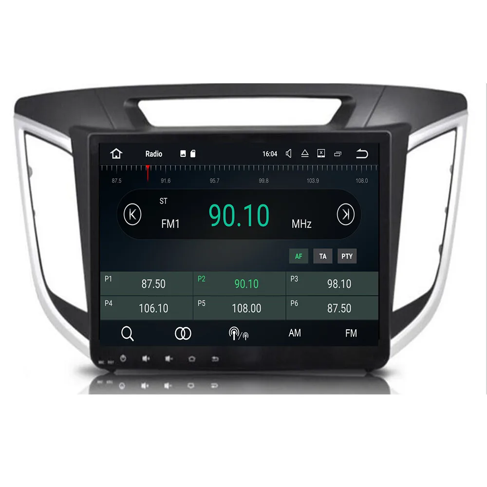 Восьмиядерный 4G Android 10 восемь ядер автомобильный DVD для Hyundai ix25 Creta GPS Радио