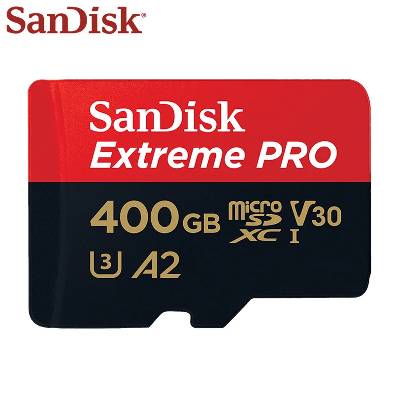 SanDis Extreme PRO Micro SD карта 400 ГБ micro SDXC карта памяти A2 A1 V30 U3 C10 до 170 МБ/с./с TF карта для мобильного телефона