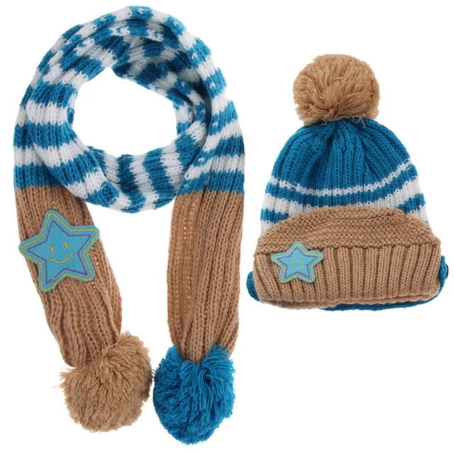 Lovely-New-Winter-Kids-Hat-Smile-Star-Print-Children-Skullies-Beanies-Scarf-Hat-Set-for-Baby.jpg_640x640 (2)