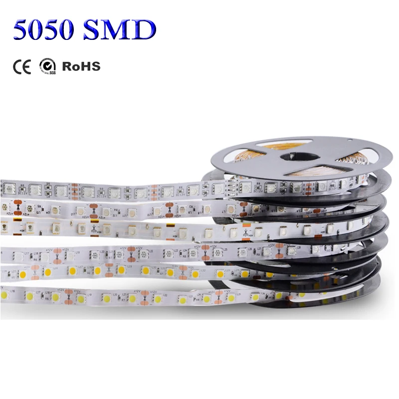 5 м 30 RGB светильник 5050 5630 светодиод 12 В fita Светодиодная лента Диодная для