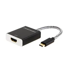 USB-C к HDMI 4 K, кабель type-C к HDMI [Thunderbolt 3 Compatibl] адаптер, совместимый MacBook/MacBook Pro/iMac и т. д