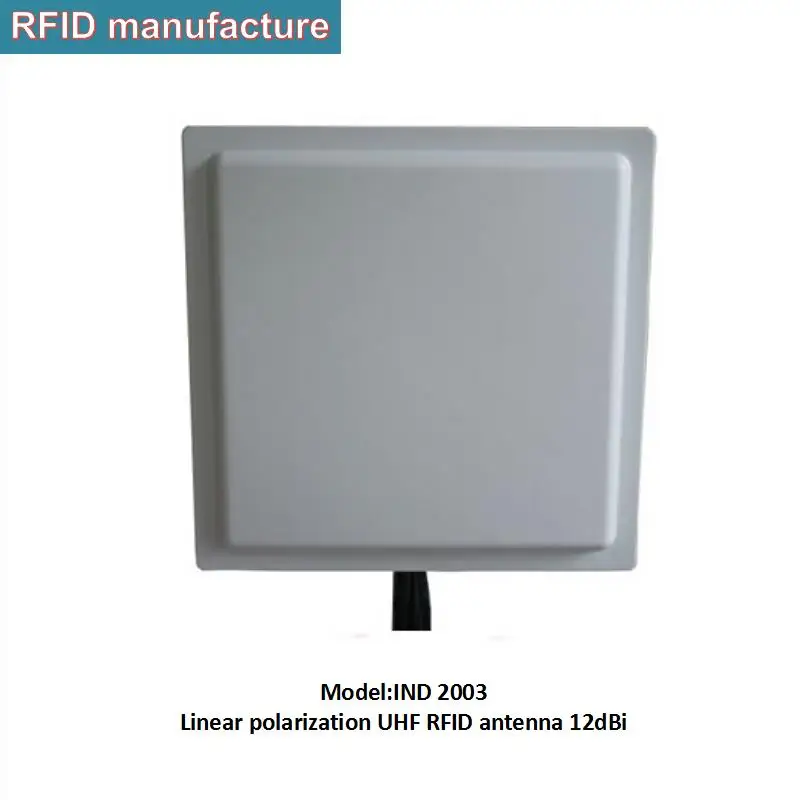 UHF rfid метки считыватель антенна 12dbi линейная поляризация с 100 шт. лобовое стекло тег наклейки для парковки автомобиля контроль доступа