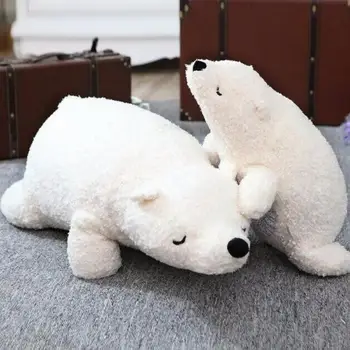 

45cm&70cm Polar Bear Soft Stuffed Toy Stuffed Doll Polar Bear Doll Cute Plush Toy Gift For Lovers Kids 1pc