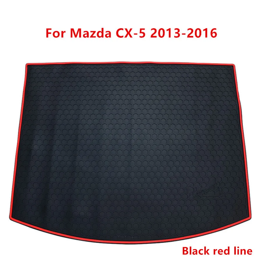 

For Mazda CX-5 Dedicated Car Cargo Rear Trunk Mat Boot Liner Tray Rubber Texture All Weather Waterproof