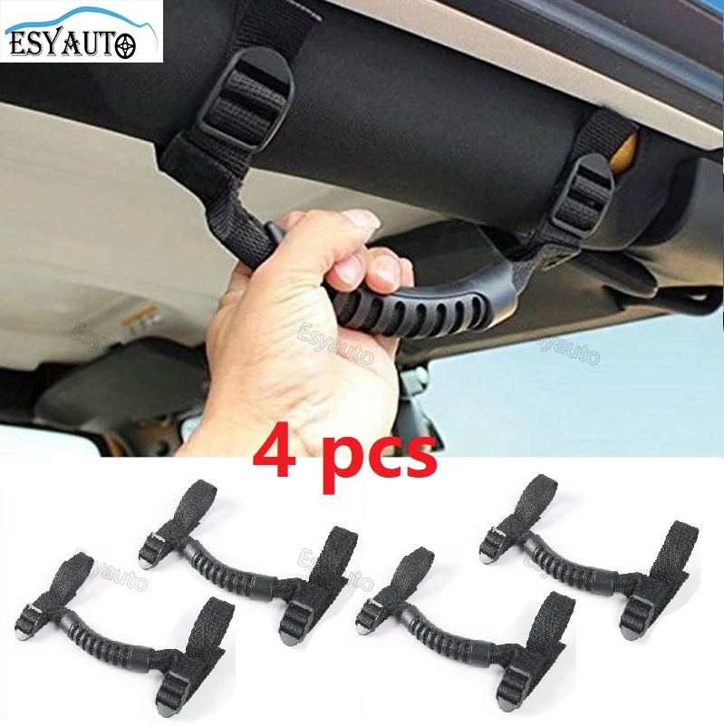 

Car Sticker Roll Bar Grab Handles Grip Handle for Jeep Wrangler YJ TJ JK JKU Sports Sahara Freedom Rubicon Unlimited 2/4 door
