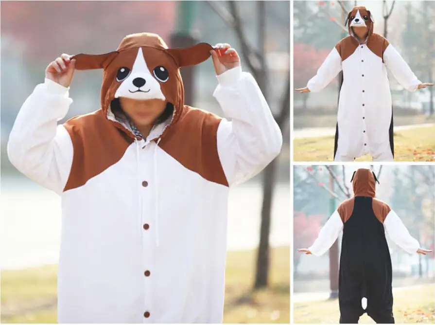 

Animal Costume Cosplay Adult Pyjamas JP Animal pink blue yellow shark axolotl frog beagle cow cattle Pajamas