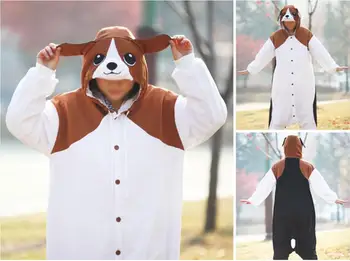 

Animal Costume Cosplay Adult Pyjamas JP Animal pink blue yellow shark axolotl frog beagle cow cattle Pajamas