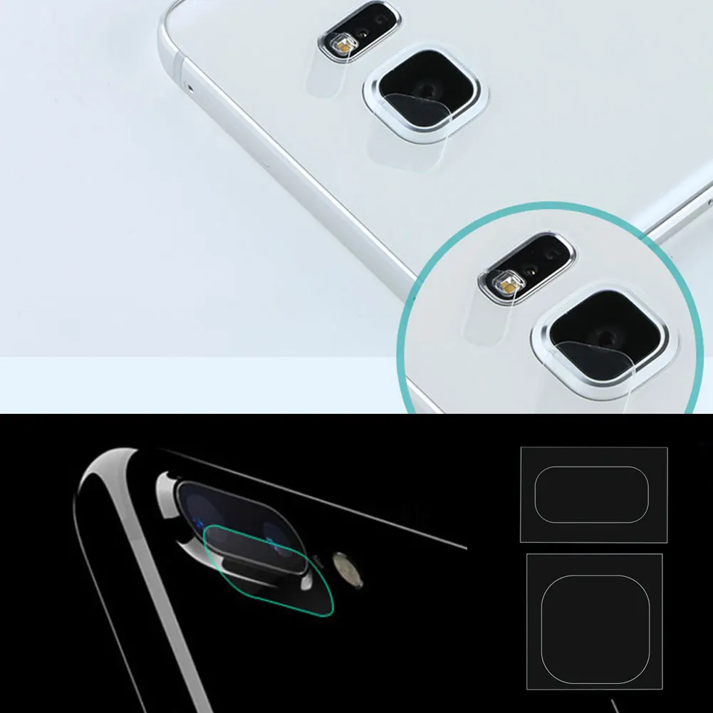 Задняя крышка для объектива камеры + Защитная экрана вспышки Samsung S6 S7 Edge|Защитные