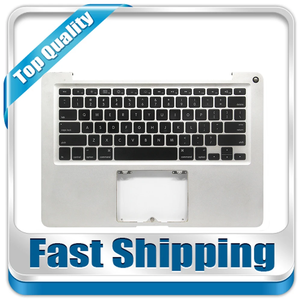 

Tested For Macbook Pro Unibody A1278 2009 2010 US Standard Top Case Palmrest With Keyboard & Backlight No Trackpad