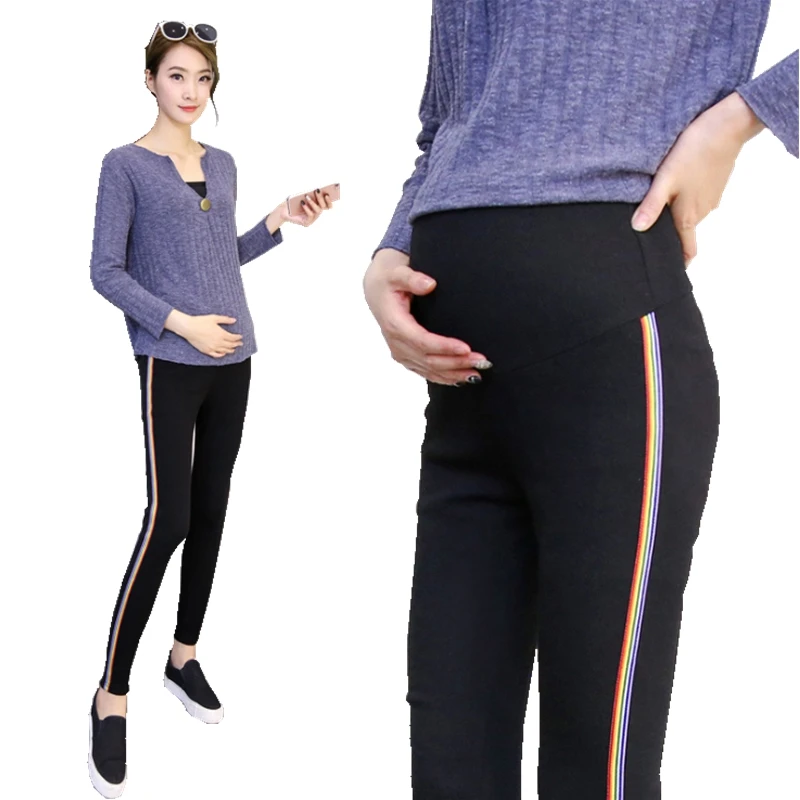 Pregnant women 's clothing elastic leggings pregnant women leggings