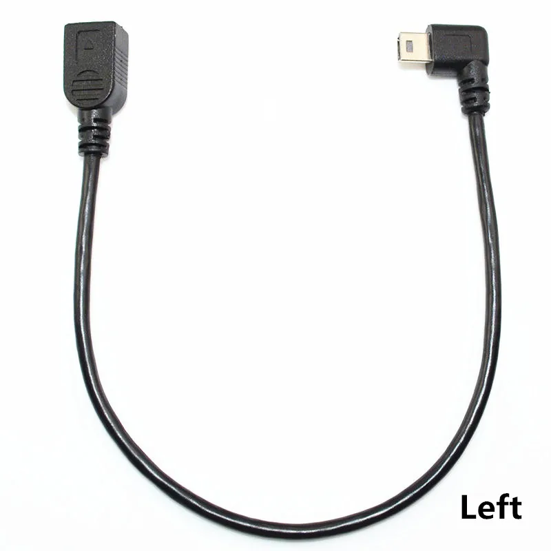 25 см 90 градусов правый левый вертикальный и нижний угловой мини USB 3. 0 5 контактный