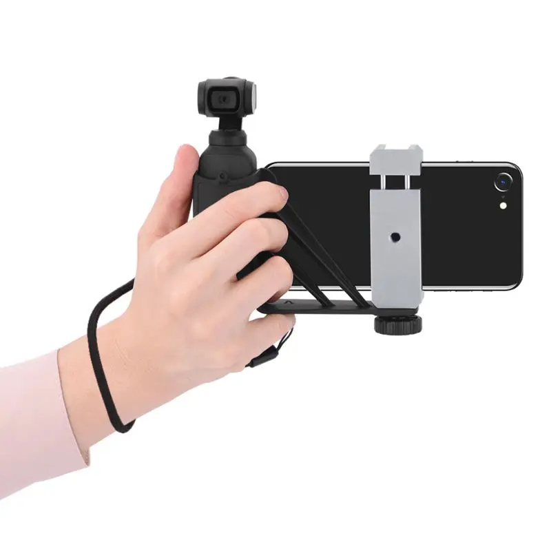 

Foldable Phone Mount Holder Smartphone Bracket Adapter Clip for DJI Osmo Pocket Handheld Gimbal Stabilizer Connector Accessories