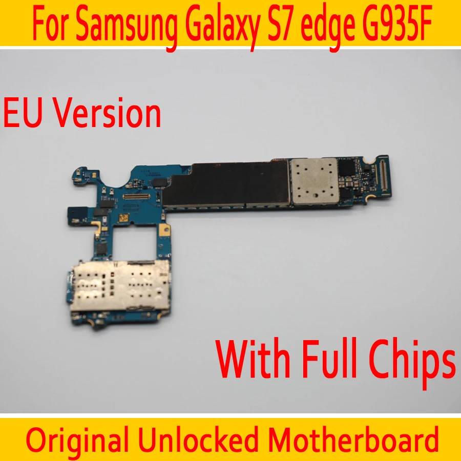 

EU Version for Samsung Galaxy S7 edge G935F Motherboard,Original unlocked for Samsung G935F Mainboard with OS System,Good Tested