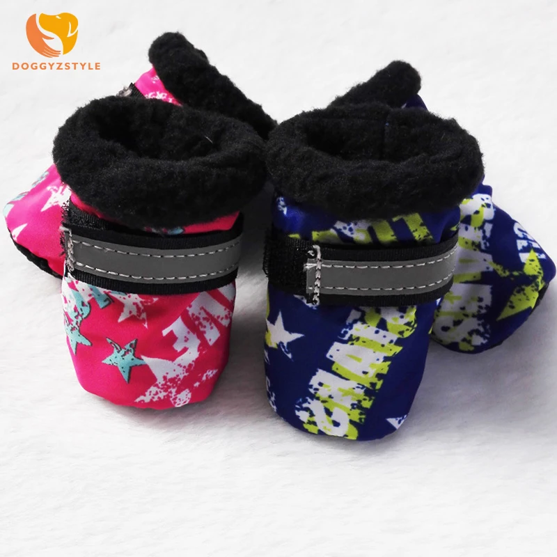 

Pet Small Medium Dog Waterproof Shoes Warm Dog Cat Boots Cotton Shoes For Dogs Pet Product Chihuahua Teddy XS-L DOGGYZSTYLE