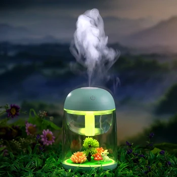 

EJOAI 180ml USB Mini Ultrasonic Air Humidifier Creative Simulation Landscape Portable Air Purifier for Office Car