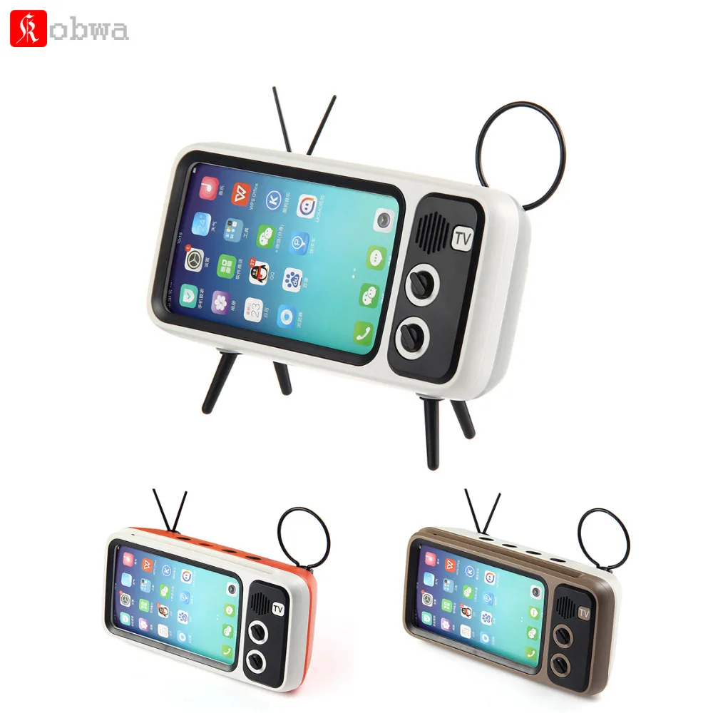 Classic Bluetooth Speaker Retro mini TV Audio Support TF Card FM Radio Aux model Wireless Sound box High fidelity sound quality Classic Bluetooth Speaker Retro mini TV Audio Support TF Card FM Radio Aux model Wireless Sound box High fidelity sound quality