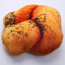 35x30cm kreatywne imitujące chleb pluszowa zabawka bawełna super miękka poduszka uroczy prezent na siedzenie dla dzieci poduszka dekoracyjna do domu(China)