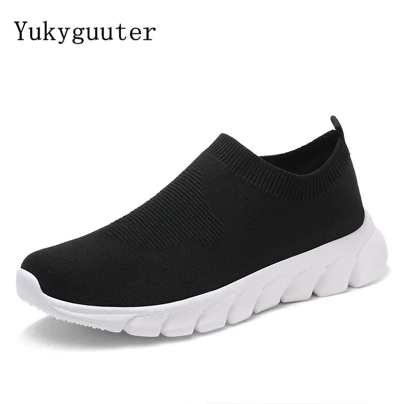 

Woman Sports Running Shoes Flats Socks Outdoor Sneakers Summer Mesh Breathable Couple Lightweight Athletic Slip On Platform