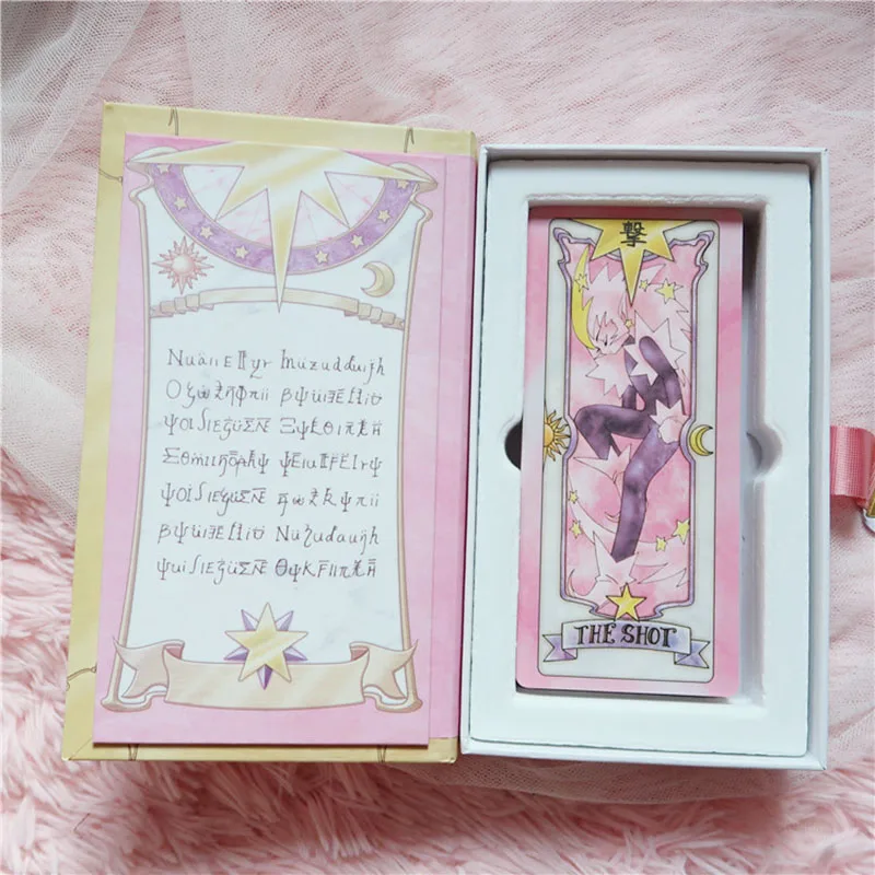 Cardcaptor card captor Сакура Клоу карты Таро карты книги Косплей - Цвет: sakura cards