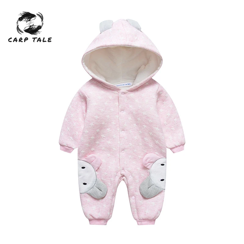 

Newborn baby boy girl hooded jumpsuit animal shape jumpsuit cute baby tights coat winter newborn 2019 new rabbit jumpsuit