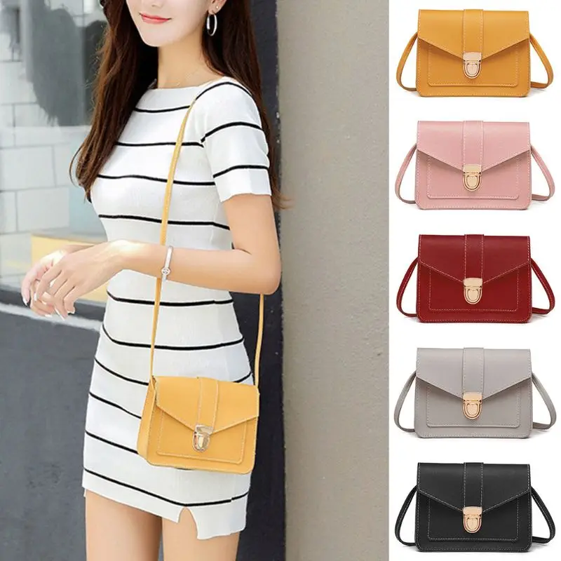 

THINKTHENDO Women Ladies Crossbody Leather Shoulder Bag Tote Purse Handbag Messenger Satchel