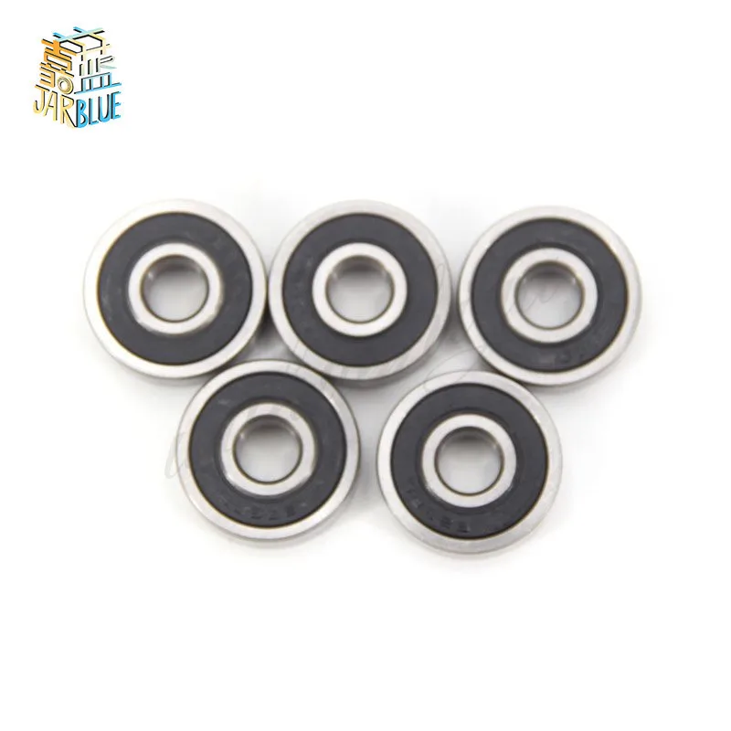 5x8x2.5 mm Metal Black Rubber Sealed Ball Bearing MR85RS 5pcs MR85-2RS