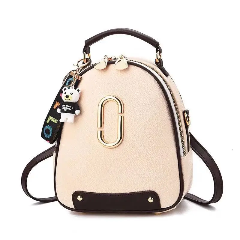 

New Bag 2019 Korean Style Joker Back Bag Young Girls Schools Bag Shoulder Bag PU Leather Mini Womens Backpack Bag