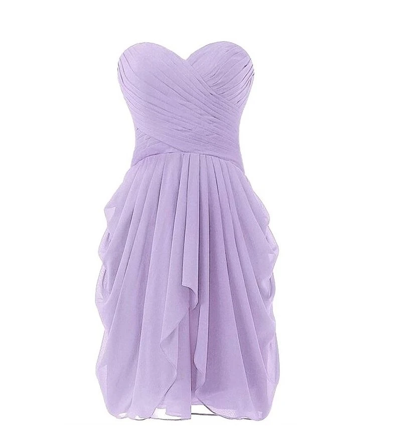 Short lavender bridesmaid dresses Clearance