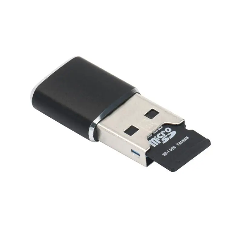 EC2 HIPERDEAL Мода USB 3,0 Mini Card Reader/MICRO SD/SDXC Алюминий TF Card Reader Mar27 Прямая поставка