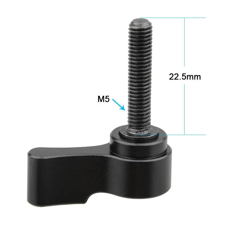 CAMVATE M5 Male Threading 22 5 мм длинная Вращающаяся ручка регулируемый винт рычага большого
