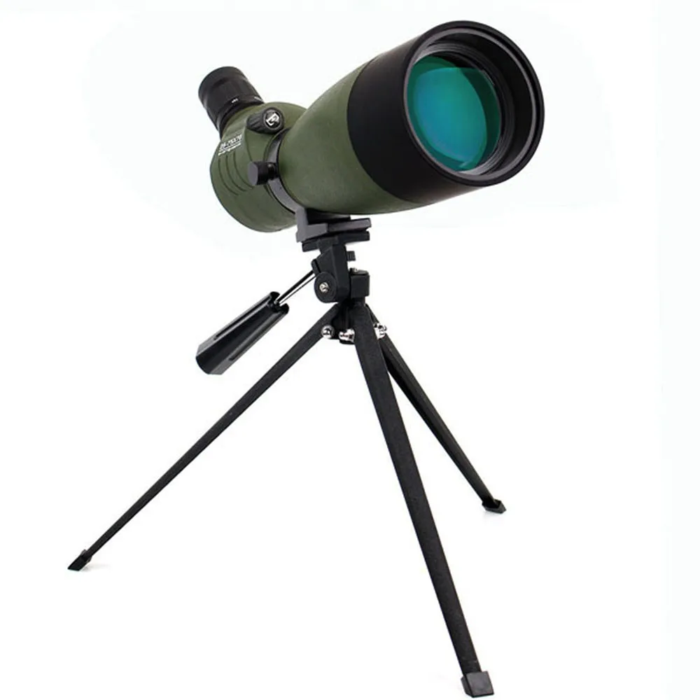 

LAIDA 25-75x70mm Spotting Scope Monocular Zoom BAK4 45-Degree Angled for Target Practice w/ Tabletop Tripod M0051