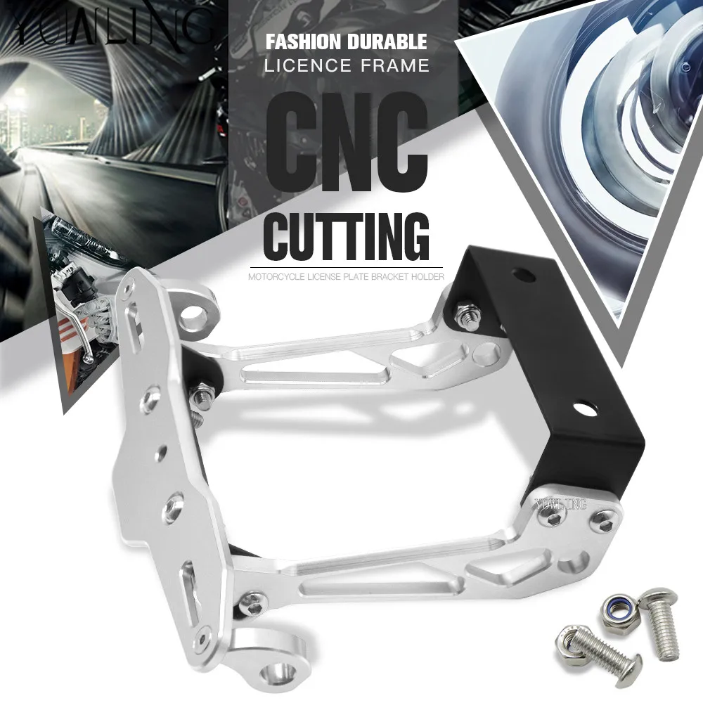 

Motorcycle License Plate Bracket Licence Plate Holder Frame Number Plate For honda CRF250R CB1100 DN-01 CBR250R 2011 2014 2015