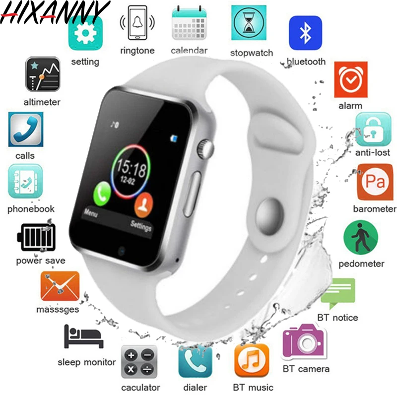 Men Smart Watch For Children Kids Baby Watch Phone 2G Sim Card Dail Call Touch Screen Waterproof Smart Clock Smartwatches Reloj