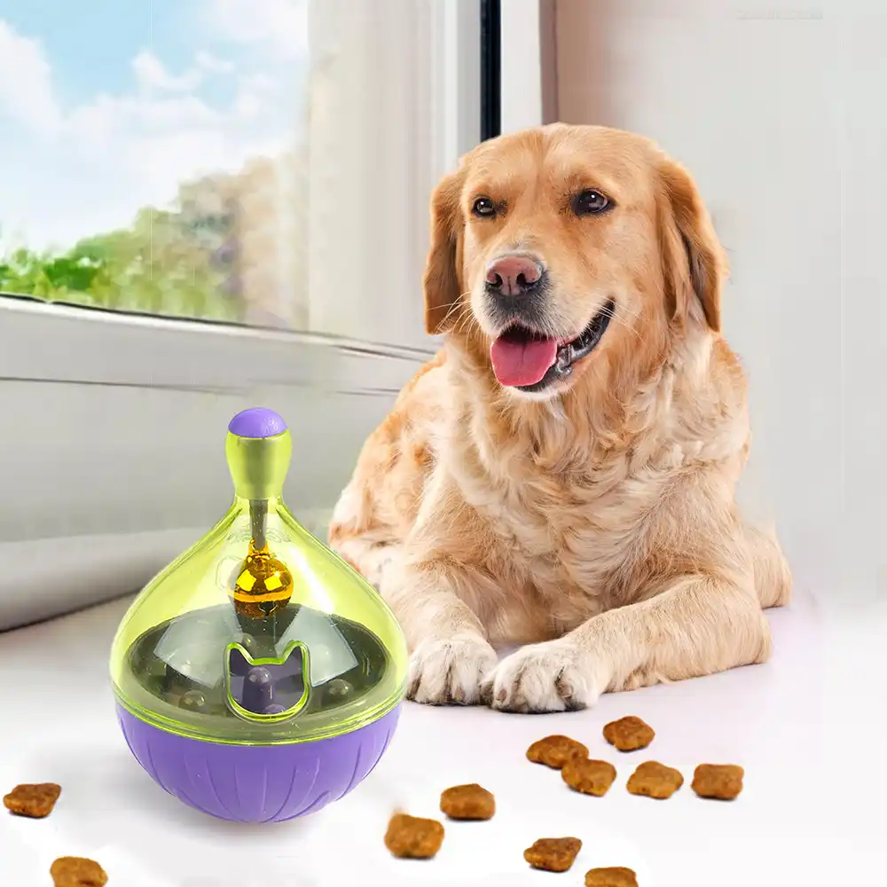 Balle De Fuite De Nourriture Pour Animaux De Compagnie Chat De Compagnie Chien Gamelle Pour Ingestion Lente Jouets à Mâcher