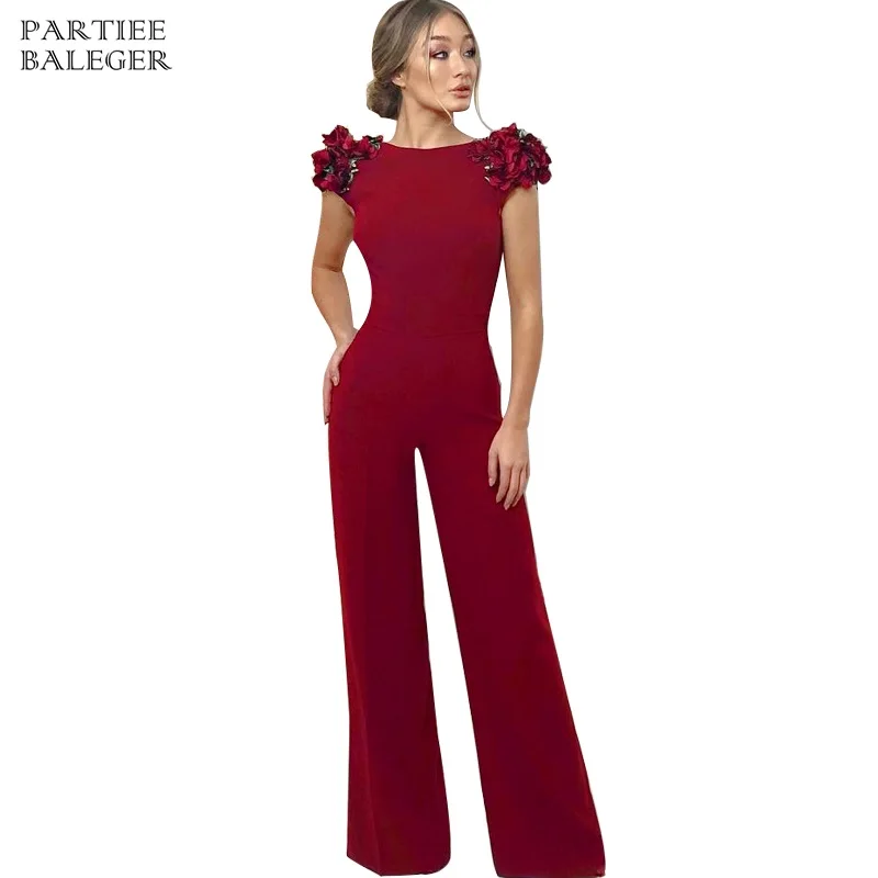 red jumpsuit short sleeve