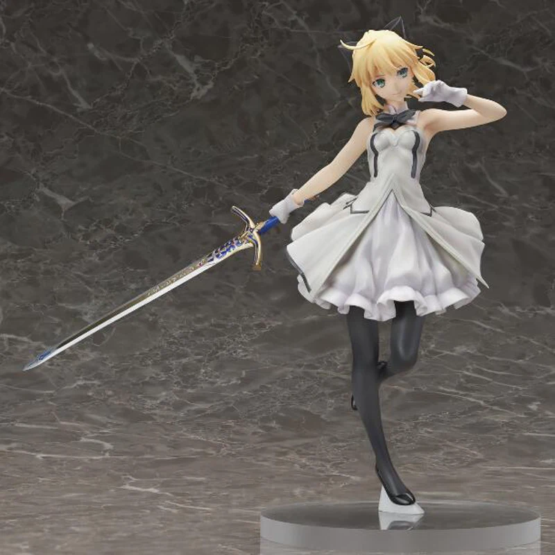 

Fate/Grand Order 23cm action model figure anime Saber Lily Arturia Pendragon collection toys figures gift painted boxed F7068