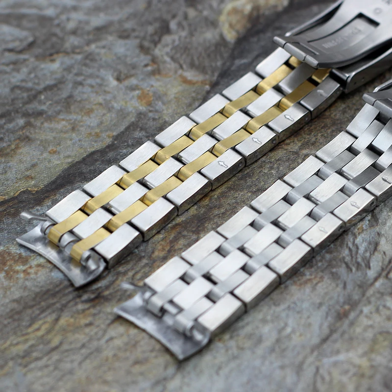 Ремешок из нержавеющей стали для часов Tissot металлический браслет мужских 19 мм 20