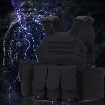 

Outdoor Tactical Vest Camouflage Vest Military Equipment Molle Waistcoat Army Training Combat Hunting Protection Vest 6 Colors
