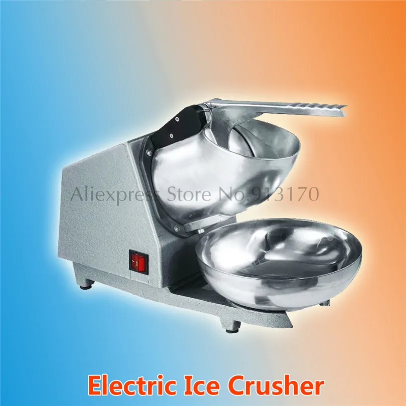 Электрическая дробильная машина для льда конусная дробилка 300 Вт с ручкой и чашей  03