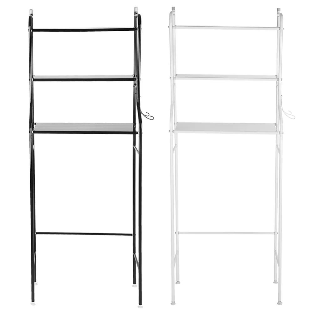 Tanie 3 Tier żelaza toaleta schowek na ręczniki uchwyt na półkę ponad półka na ręczniki łazienkowe uchwyt kuchenny do przechowywania akcesoria Drop Shipping