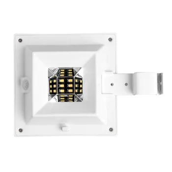 

6 LED Waterproof Solar Powered Light Security Roof Gutter Light Auto On/Off Wall Lamp For Outdoor Garden Yard Lighting