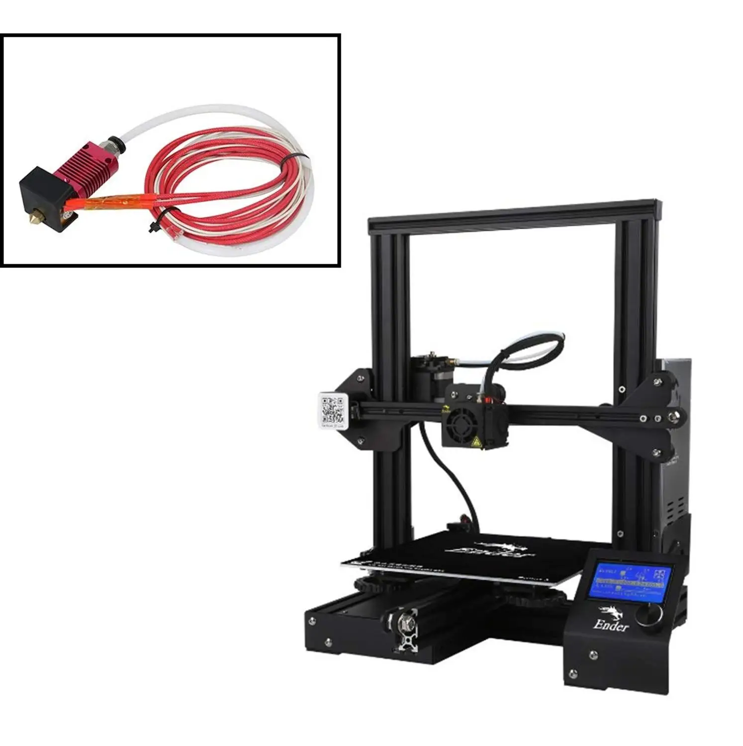 Creality Ender 3 Hotend собранный, MK8 экструдер комплект для Ender 3 PRO, 24 V 40 W