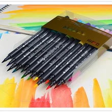 Ста двуглавый Растворимость воды Цветная кисть маркер каллиграфия Рисование рисунок эскиз ручка для школы дизайн художественные принадлежности