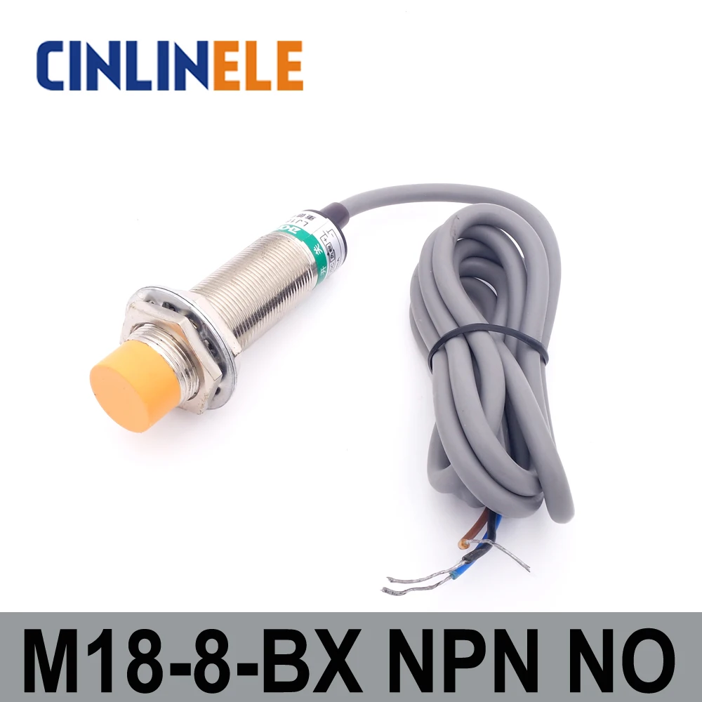 

M18 LJ18A3-8-Z/BX 8mm 6V-36V sensing DC NPN NO prism shape inductive Screen shield proximity sensor switch LJ18A3 series